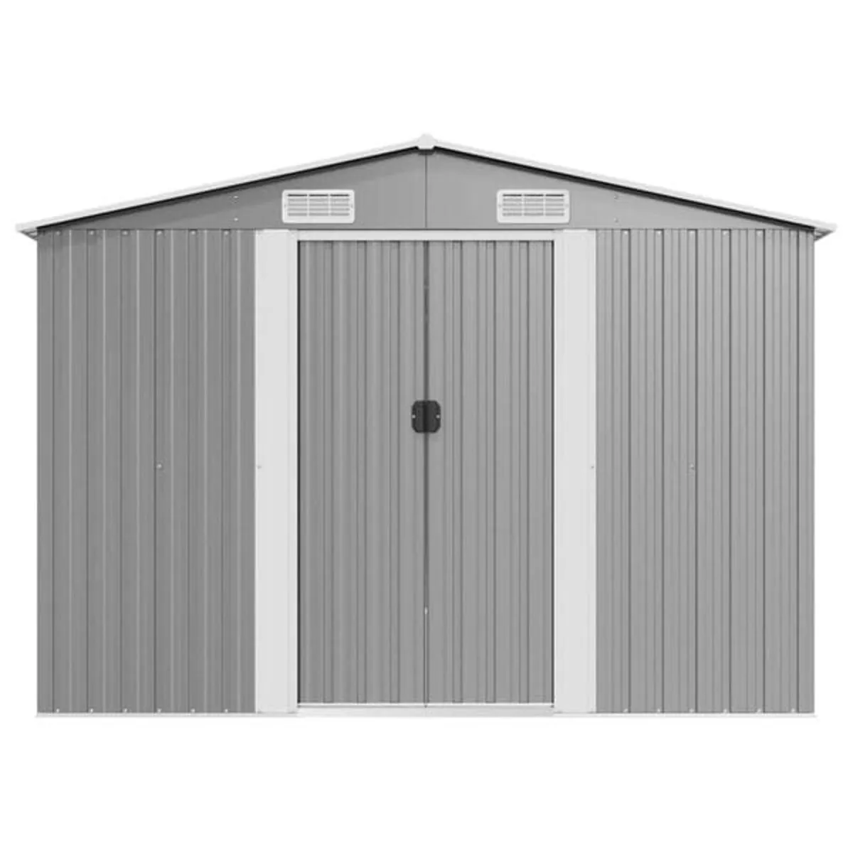 Garden Shed 257x392x181 cm Metal Grey

Description - Image 4