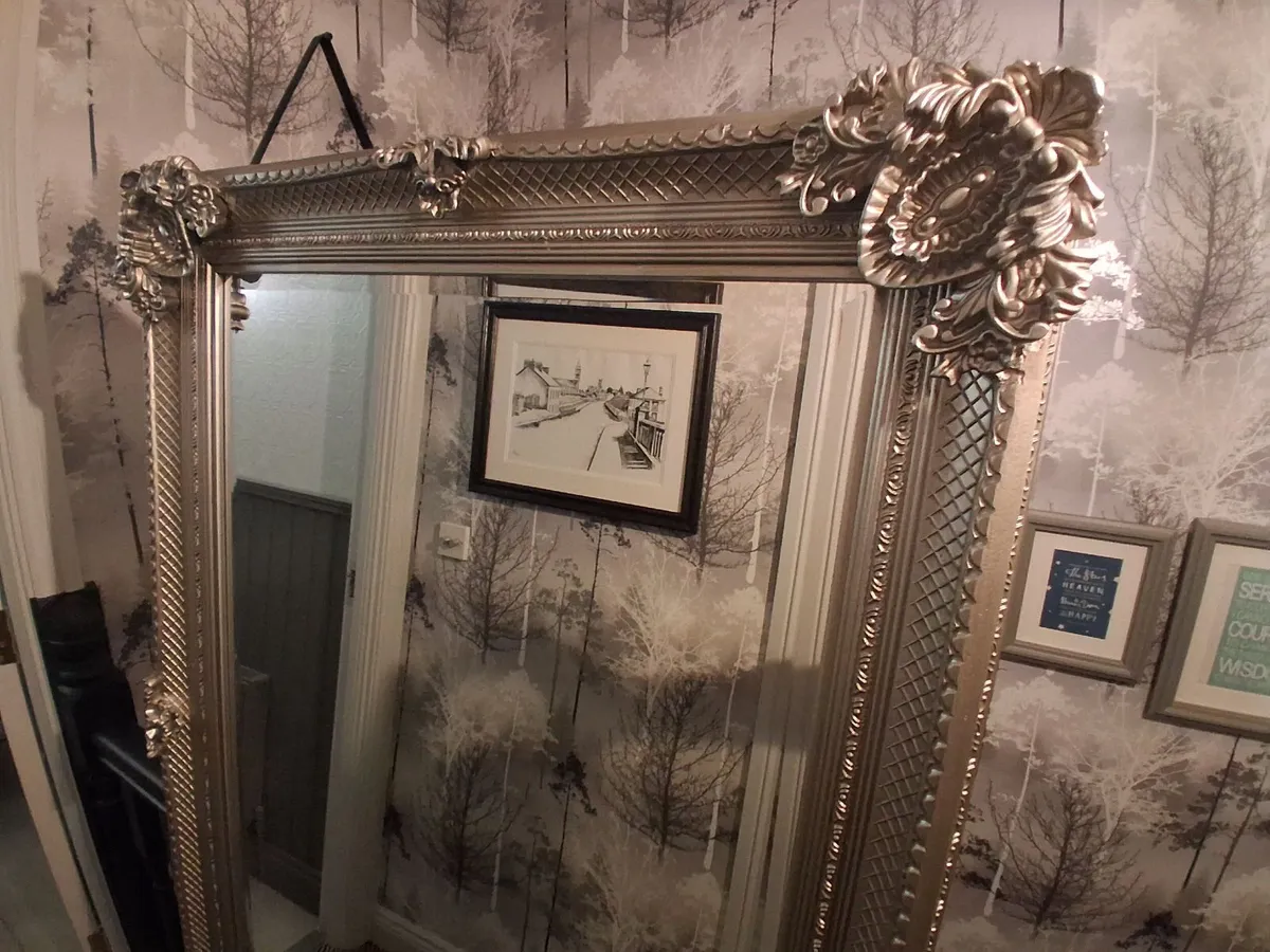 Full length ornate mirror - Image 3