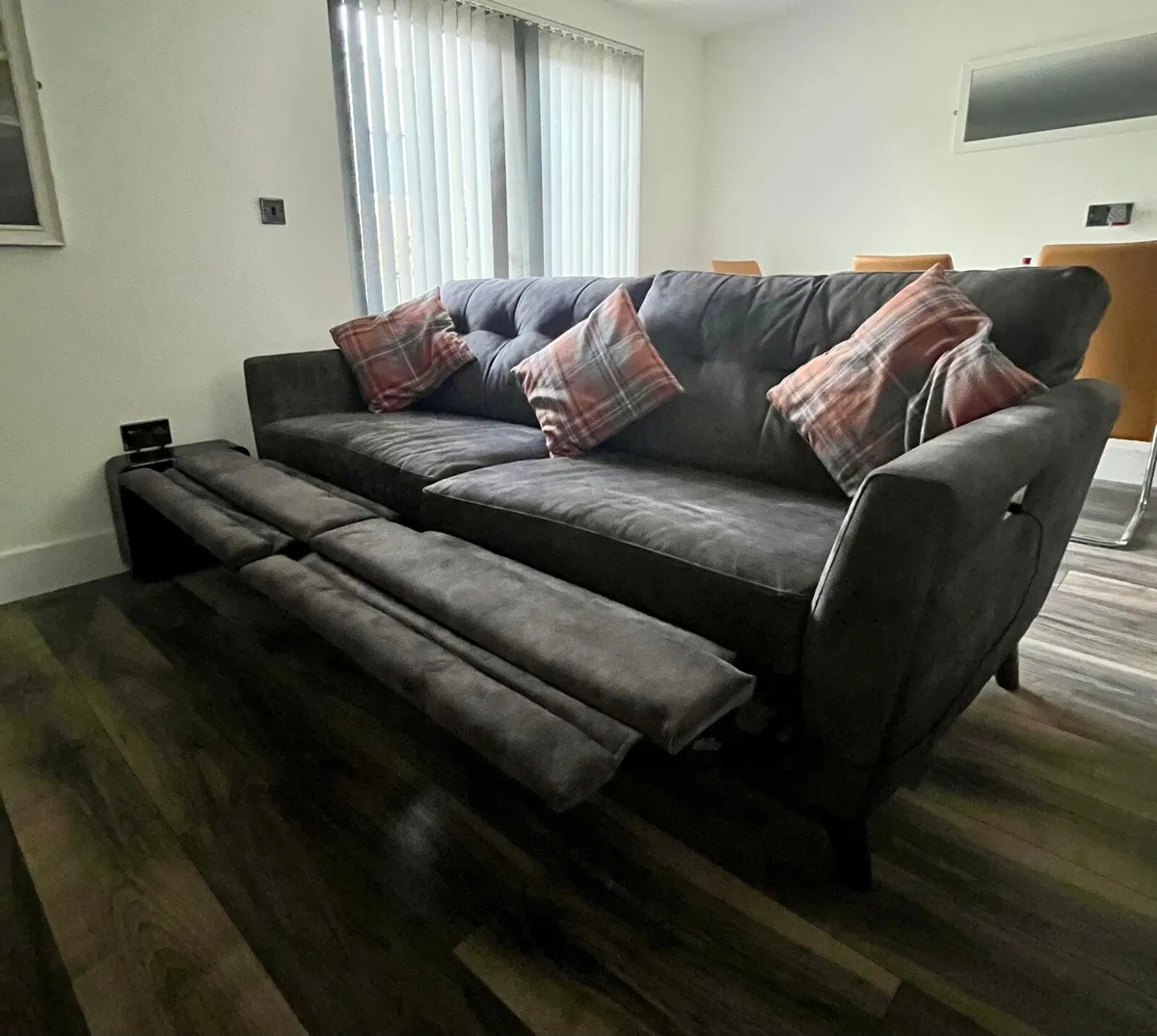 Reclining sofa and chair - Image 2