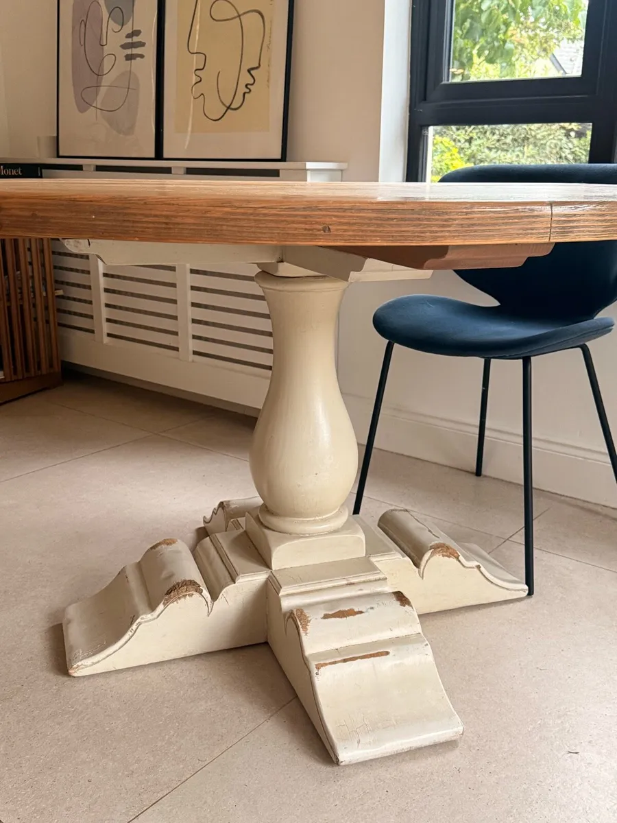 Rustic Round Dining Table - Image 3