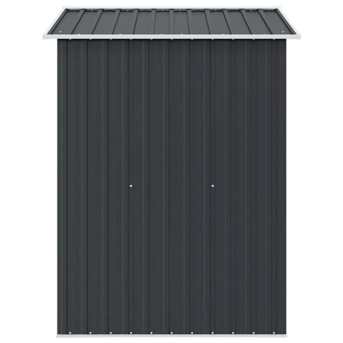 Garden Storage Shed Anthracite Steel 204x132x186 c - Image 2