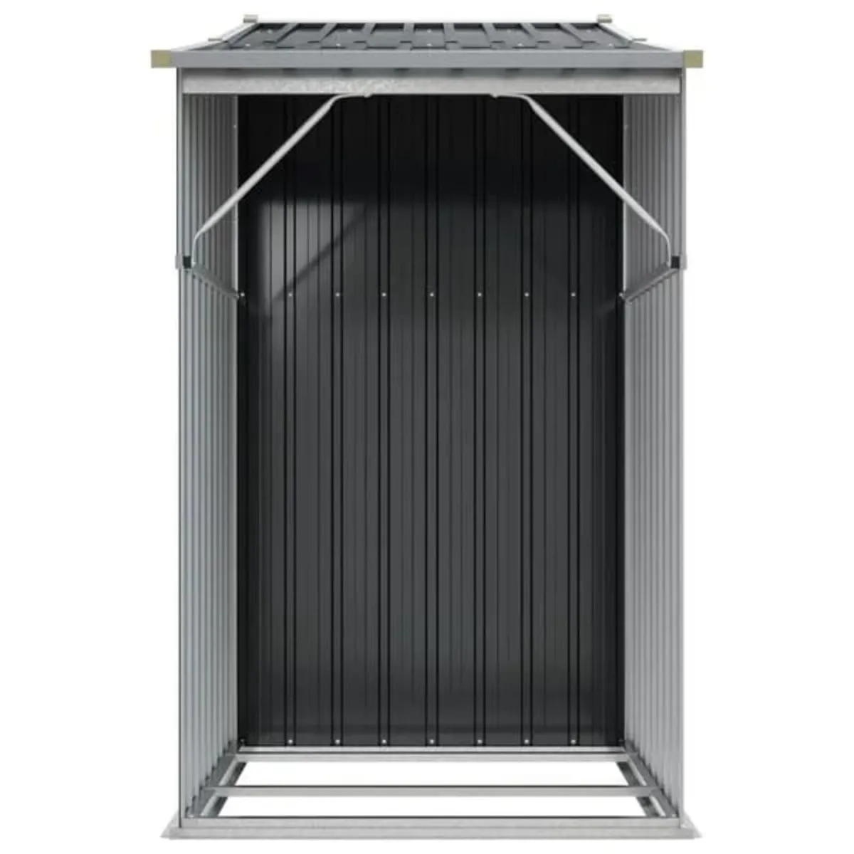 Garden Shed Anthracite 277x93x179 cm Galvanised St - Image 2
