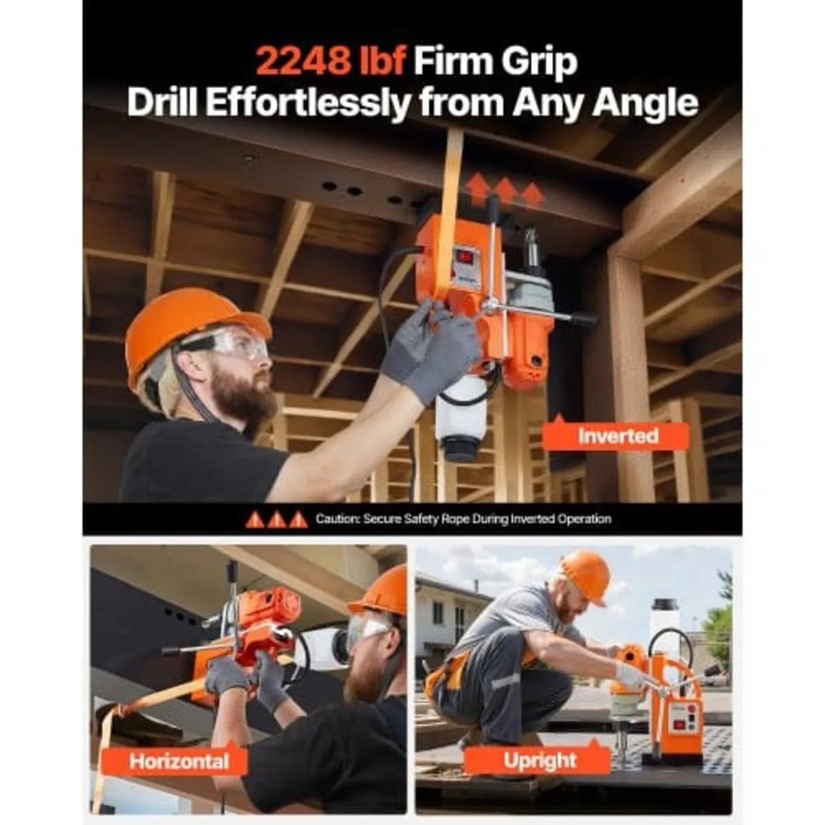 Magnetic Drill Press, 1200 W, 38 mm Boring Diamete - Image 3