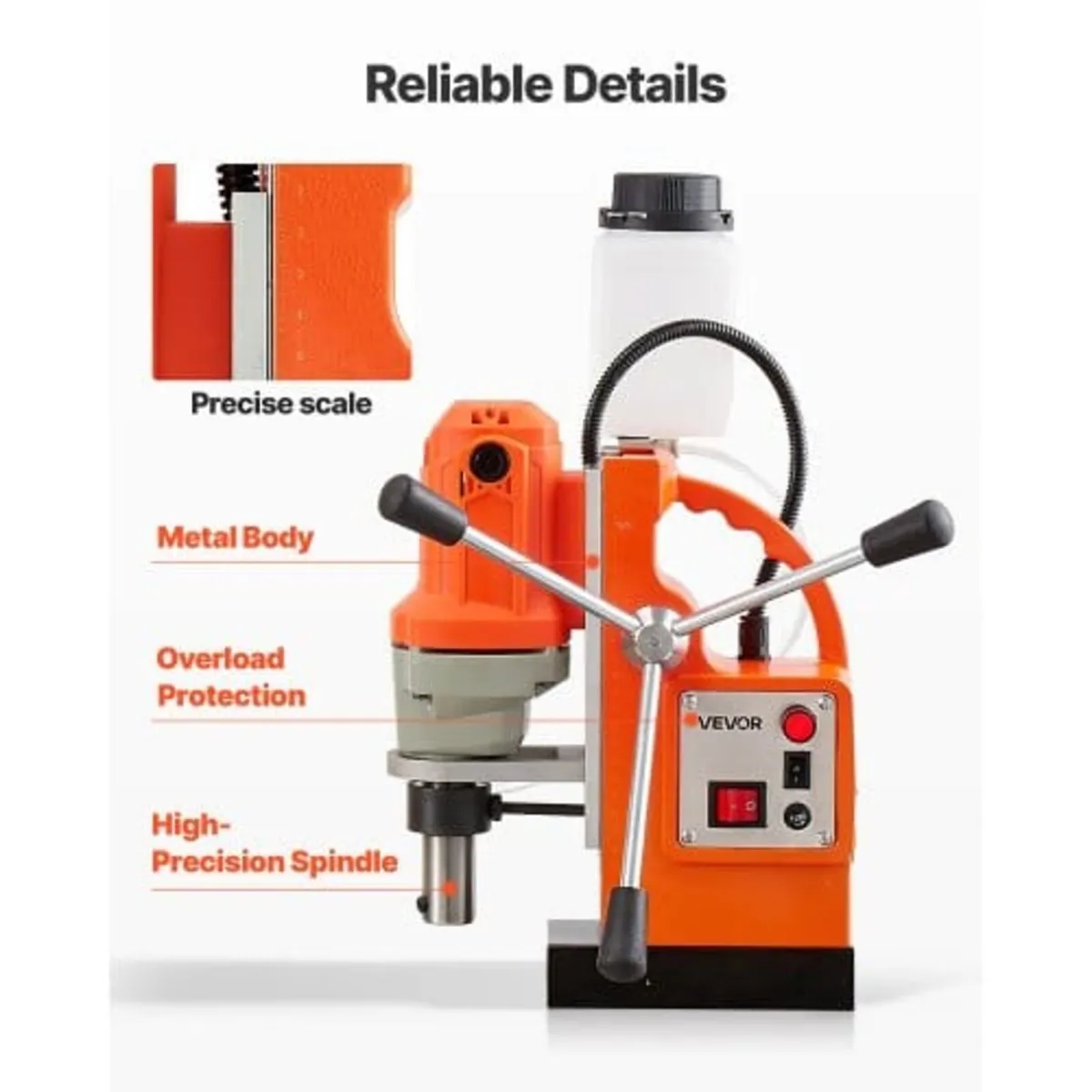 Magnetic Drill Press, 1200 W, 38 mm Boring Diamete - Image 4