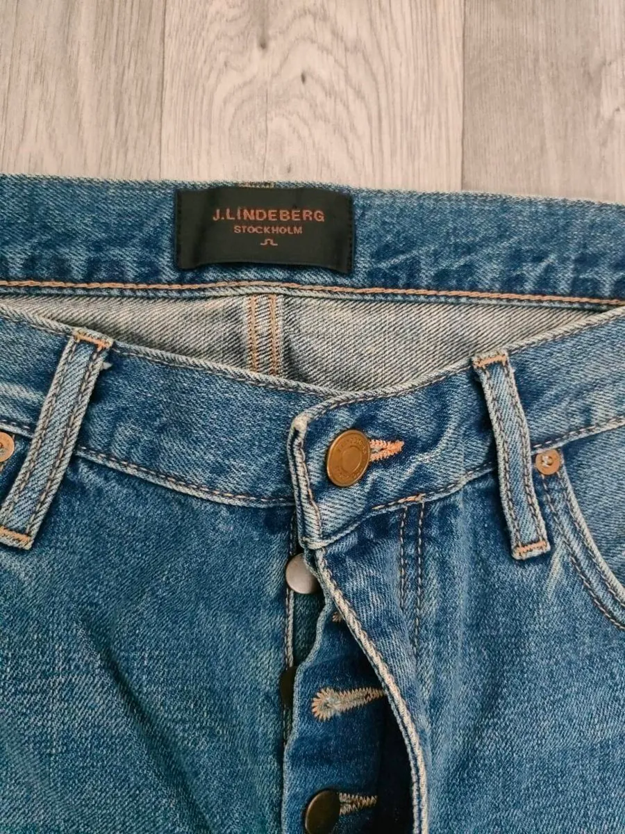 J.Lindeberg Straight Fit Jeans Mens W32 L32 - Image 3