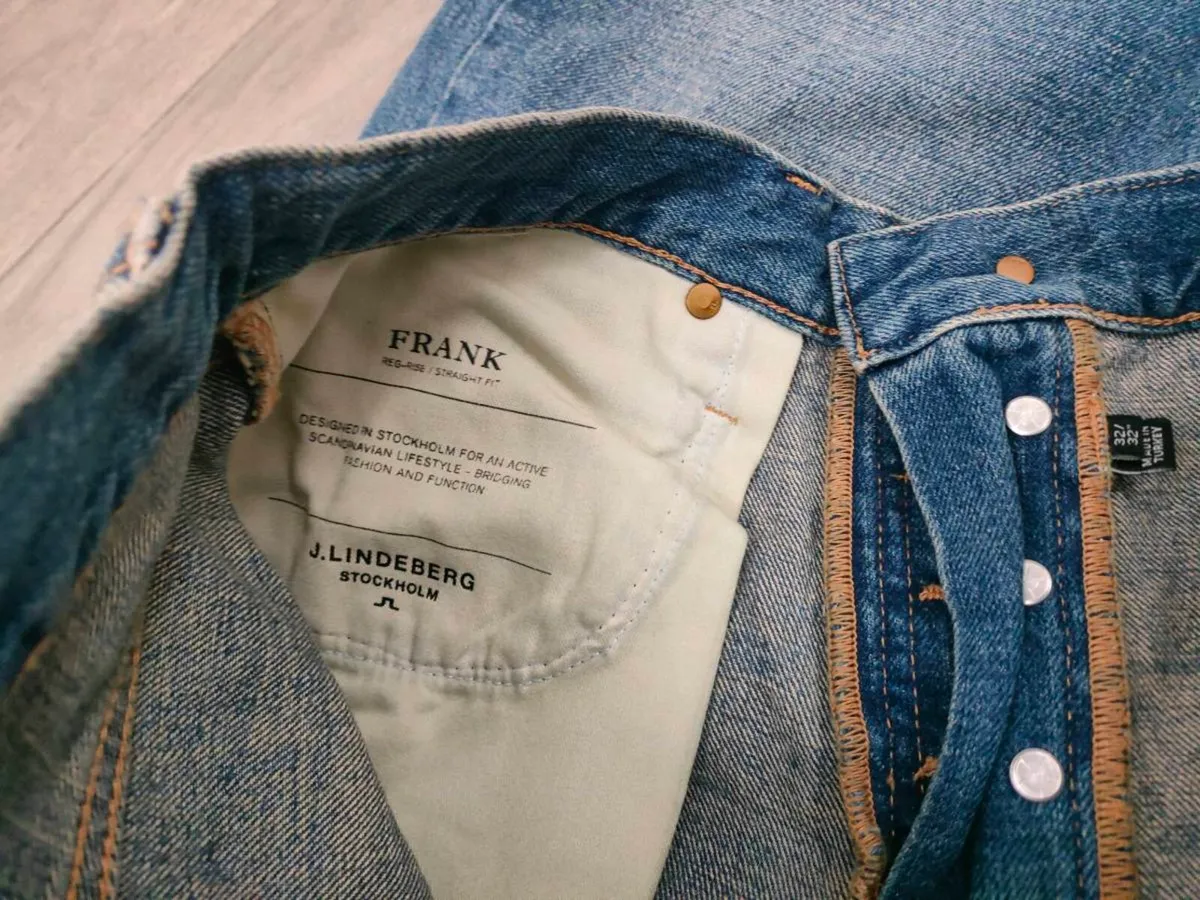 J.Lindeberg Straight Fit Jeans Mens W32 L32 - Image 4