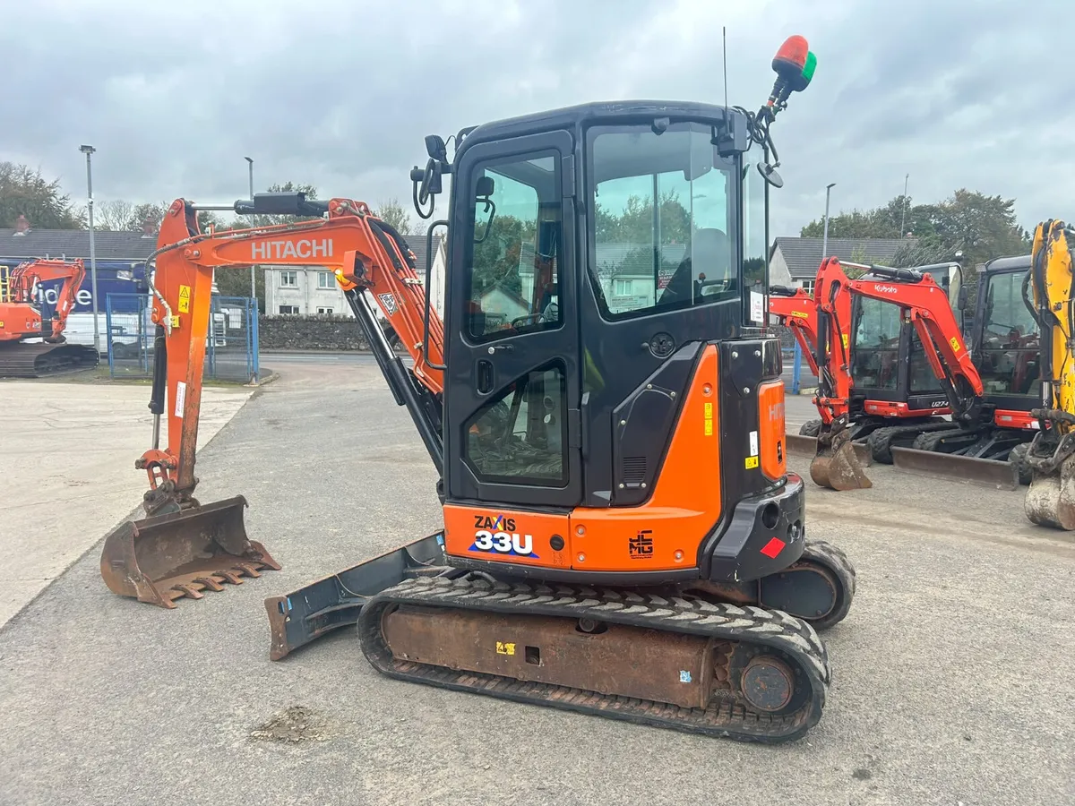 2023 Hitachi ZX33U Only 2329Hrs - MULLANS - Image 4
