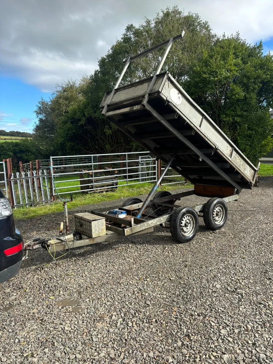 10x5 Cronin electric tipper trailer - Image 1