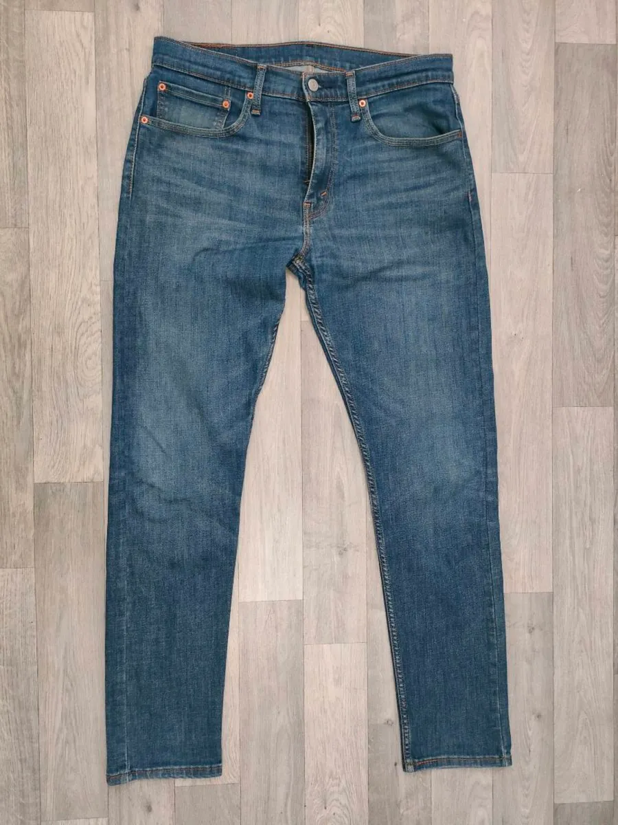 Levis 512 Slim Taper Fit Jeans Mens W34 L32 - Image 1