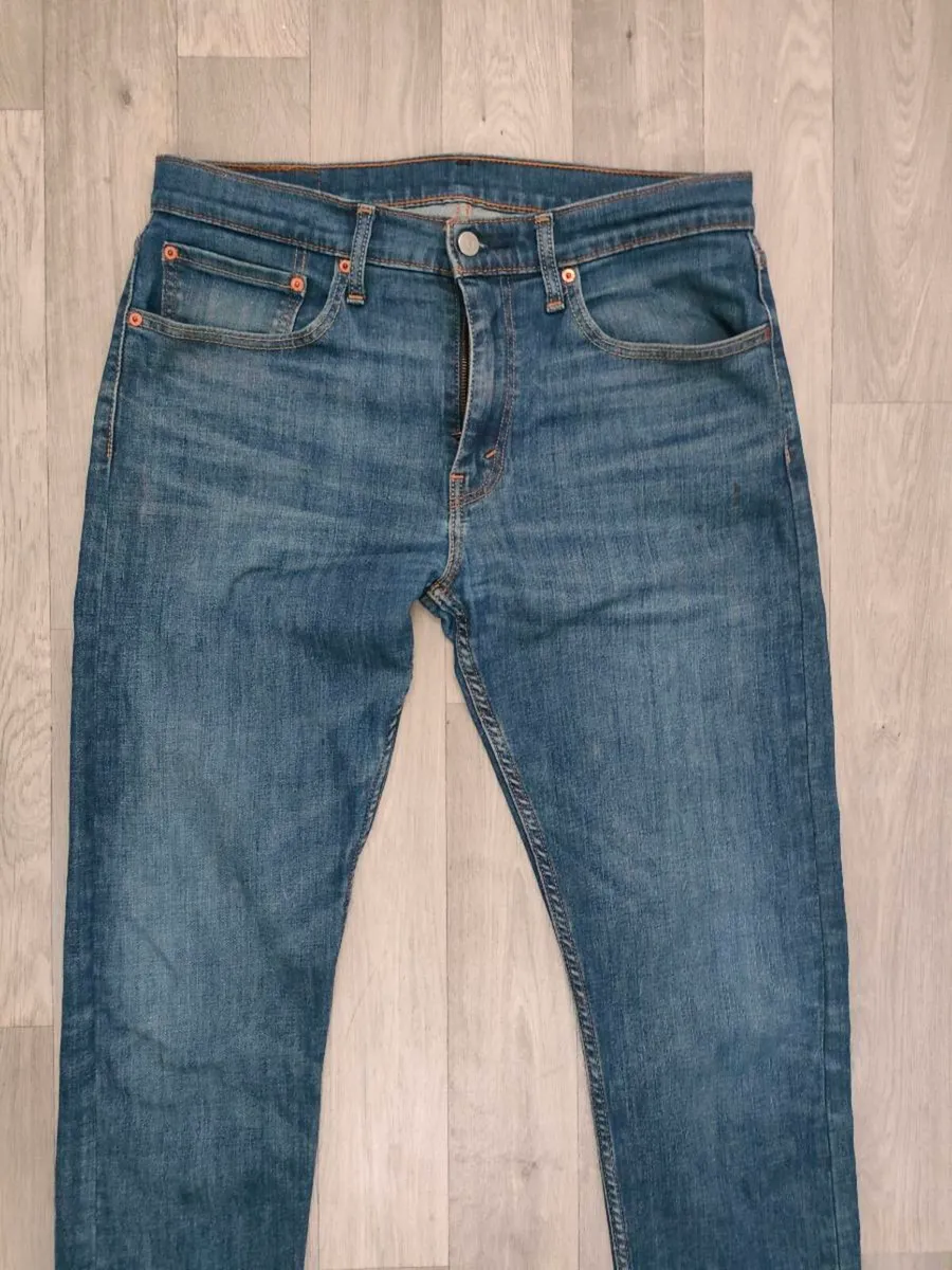 Levis 512 Slim Taper Fit Jeans Mens W34 L32 - Image 2