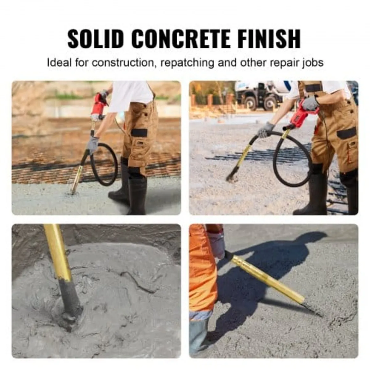 Handheld Concrete Vibrator, 960W Electric Vibrator - Image 3