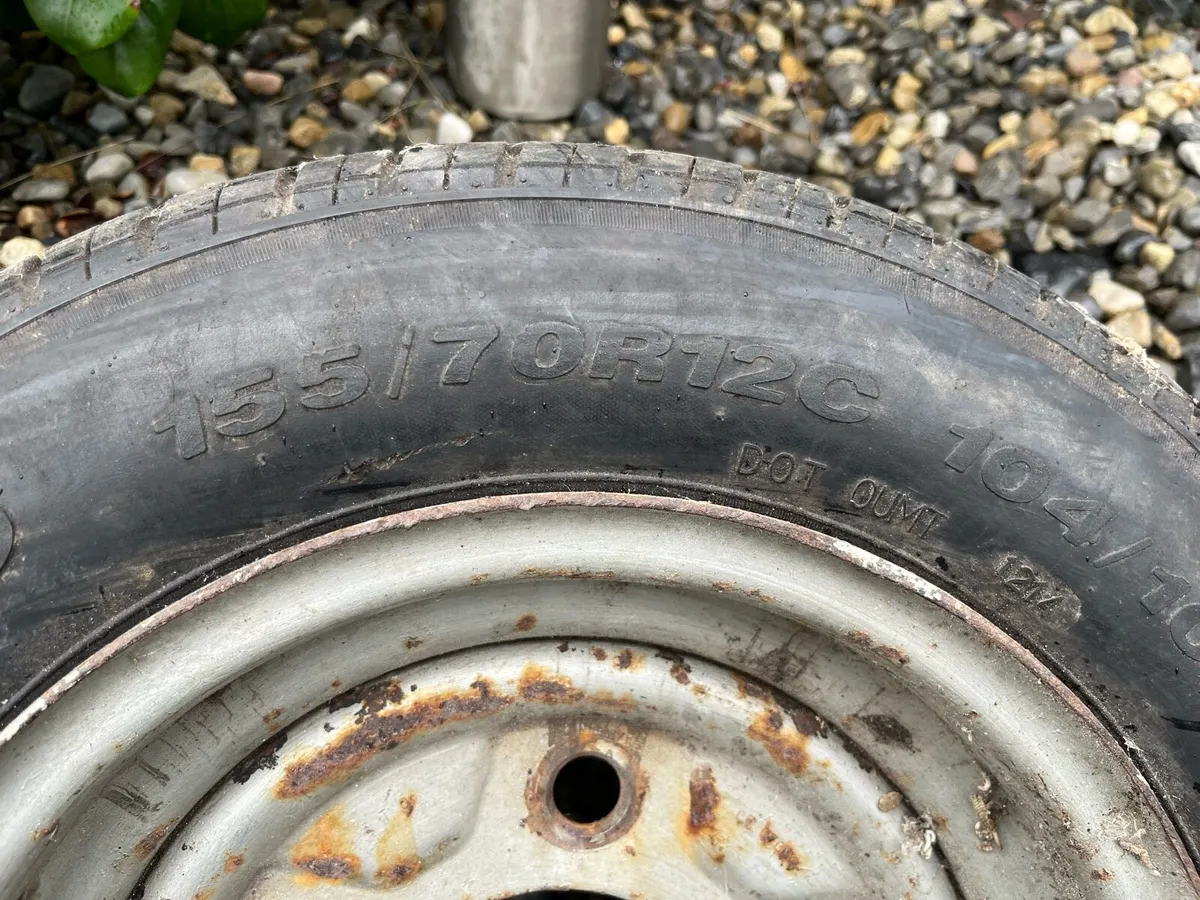 Trailer wheels x2 - Image 2