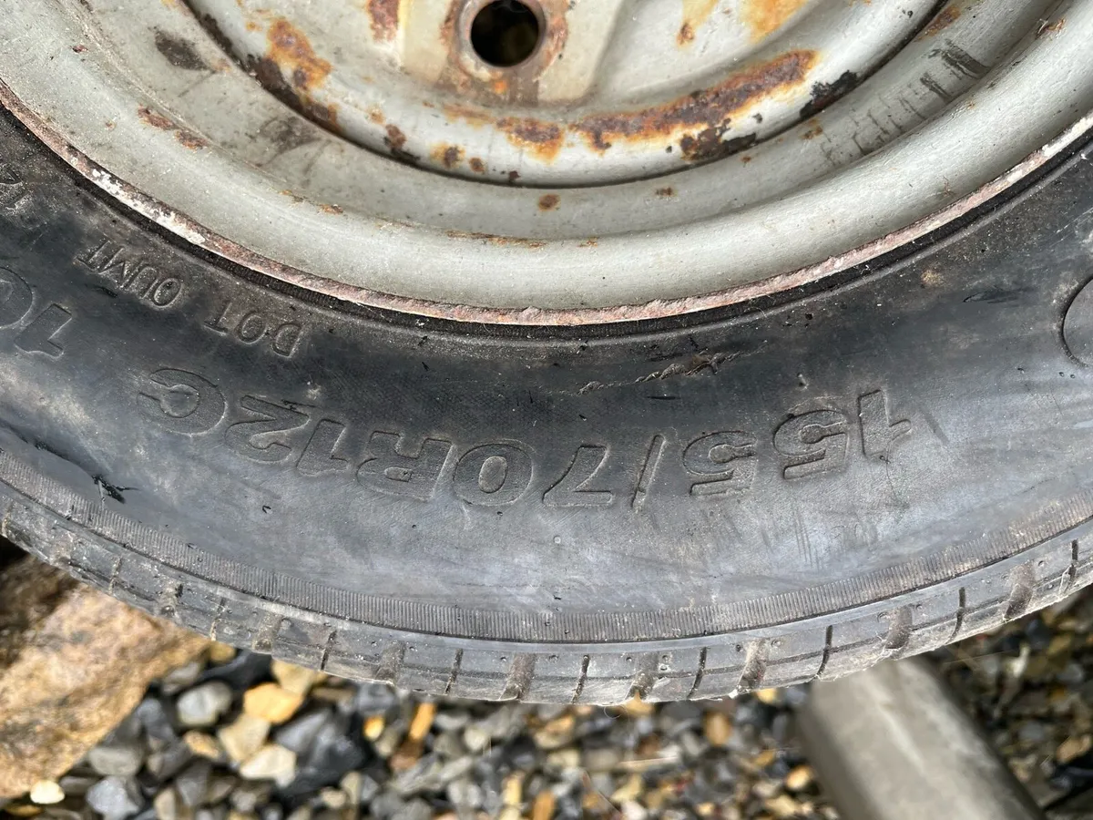 Trailer wheels x2 - Image 3