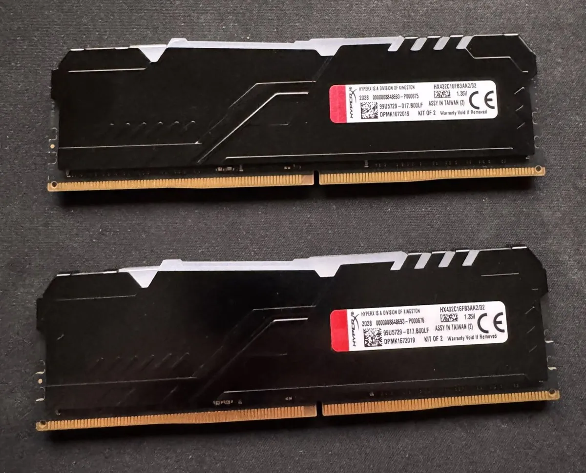 32GB HyperX FURY RGB 3200MHz DDR4 Gaming Memory - Image 2