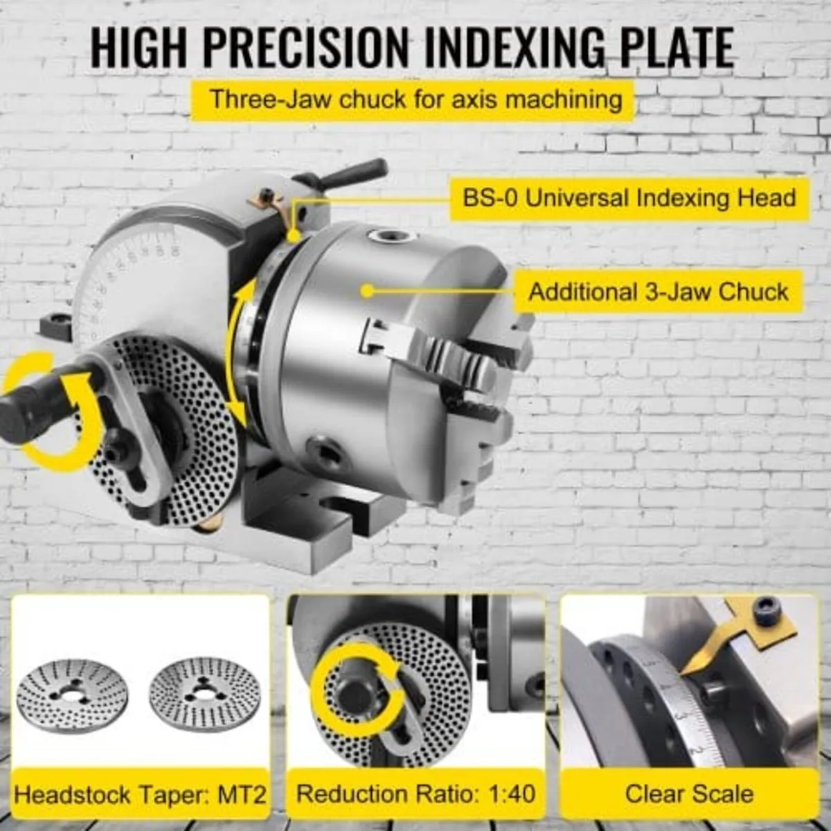 BS-0 Precision Dividing Head, Horizontal Dividing - Image 3