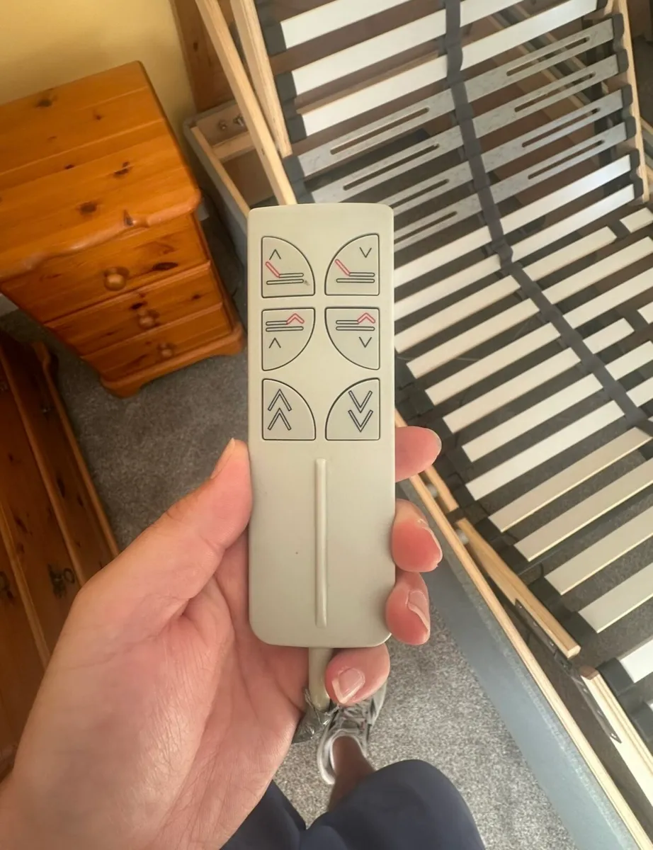 2 Adjustable Electric Bed Bases with Remotes - Image 3