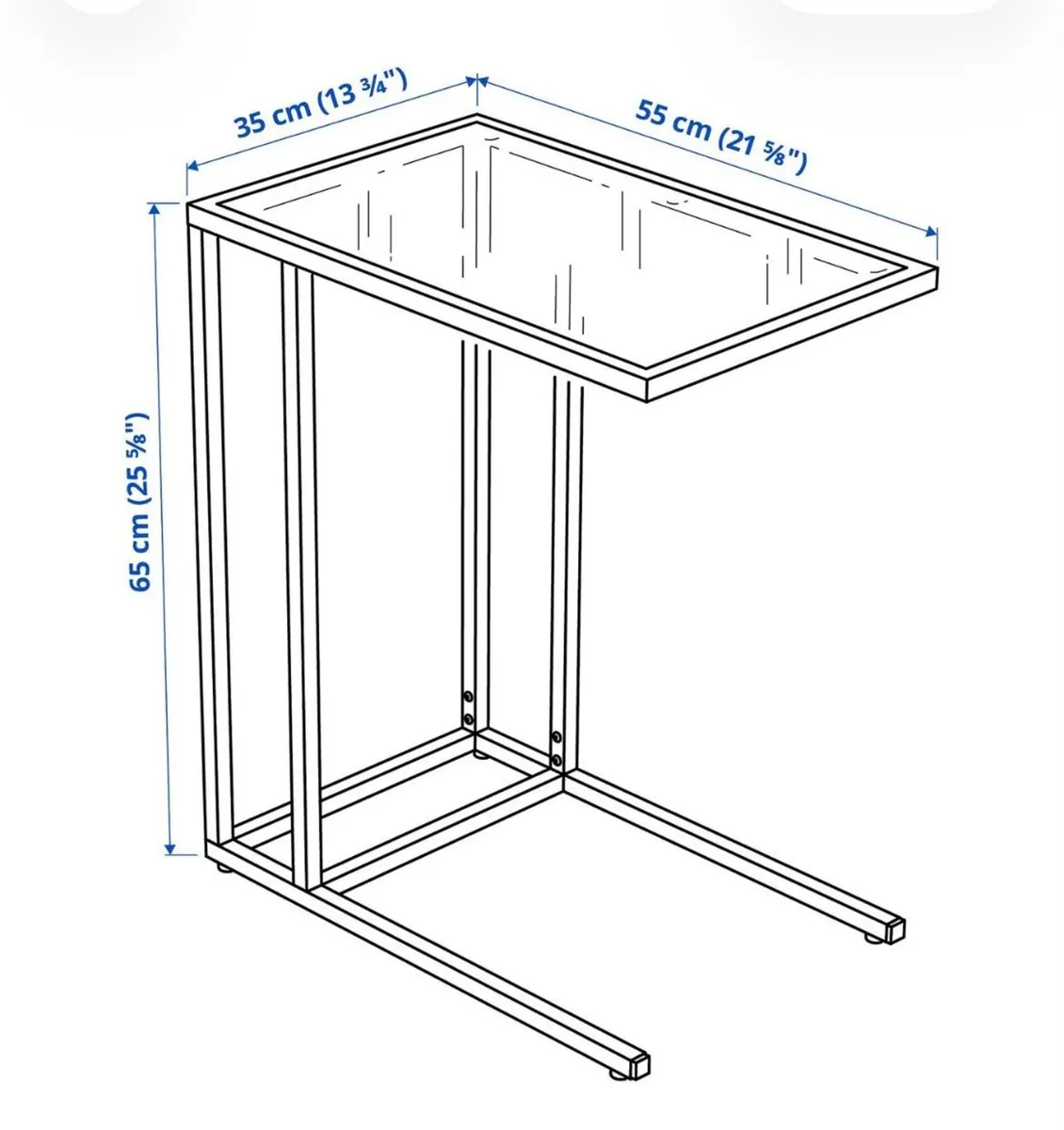 Laptop table / bedside table - Image 3