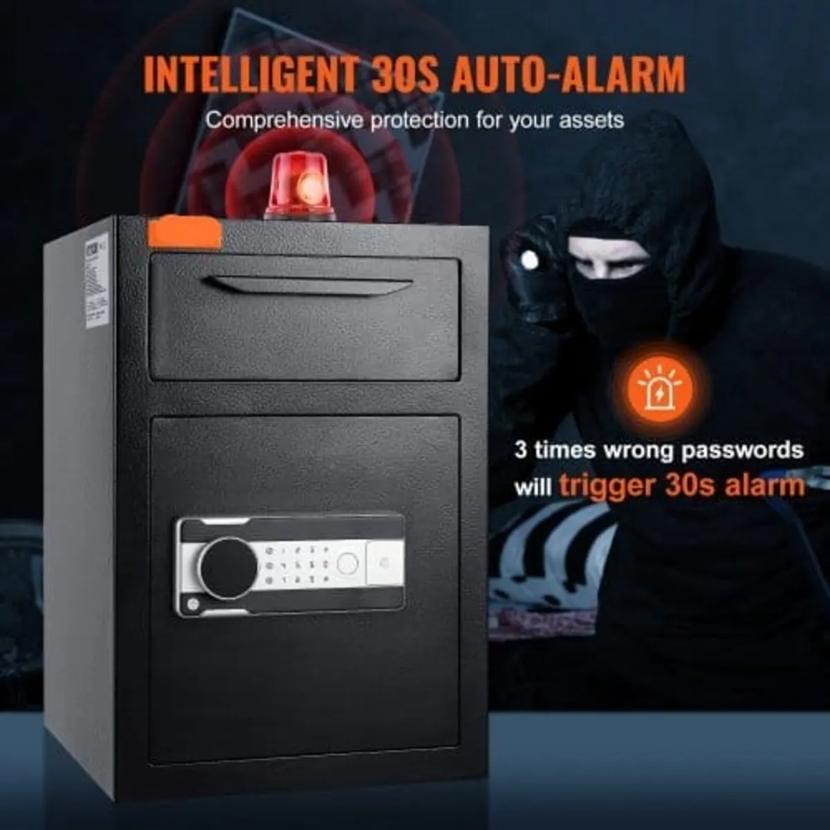 70.8L Depository Safe, Deposit Safe with Drop Slot - Image 4