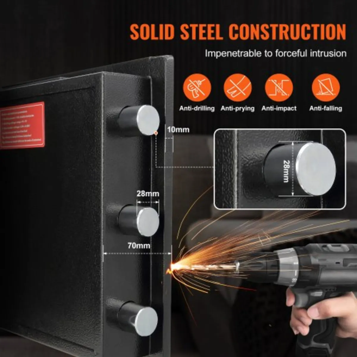 70.8L Depository Safe, Deposit Safe with Drop Slot - Image 2