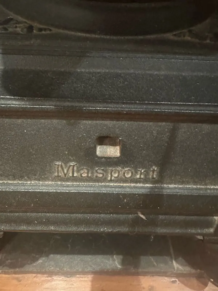 Vintage FATSO Masport Cast Iron Stove Traditional Solid Fuel Stove (Filly functional) - Image 4