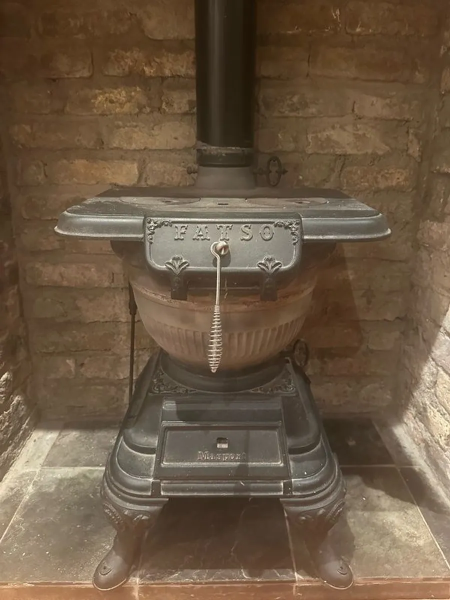Vintage FATSO Masport Cast Iron Stove Traditional Solid Fuel Stove (Filly functional) - Image 1