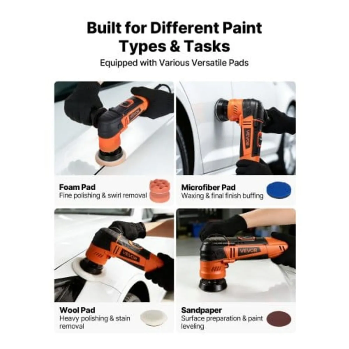 Car Buffer Polisher, 30/50/76 mm Rotary Polisher B - Image 4