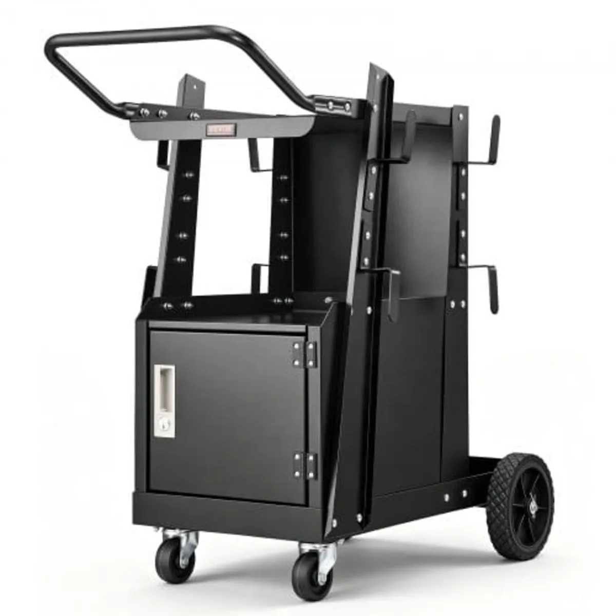 Welding Cart, 2-Tier Heavy Duty Welder Cart with A - Image 1