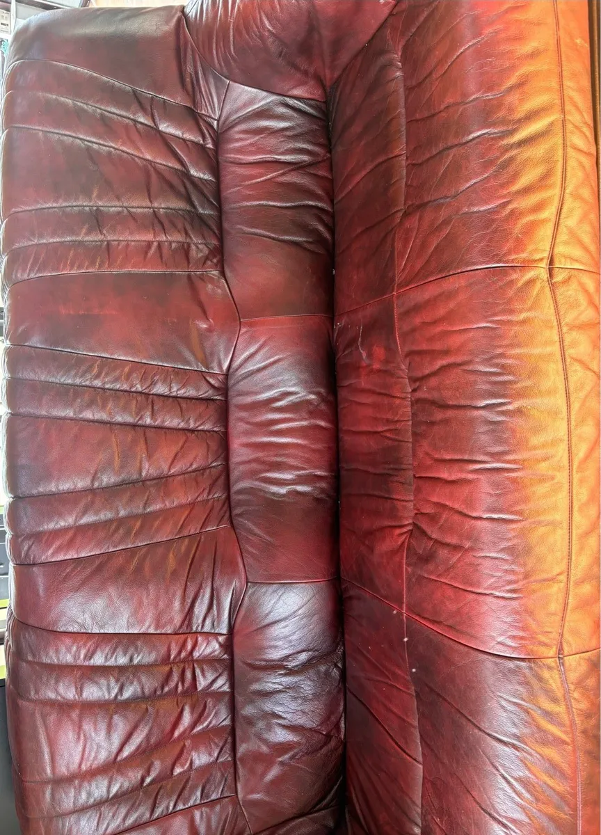 Leather couch set REDUCED - Image 2