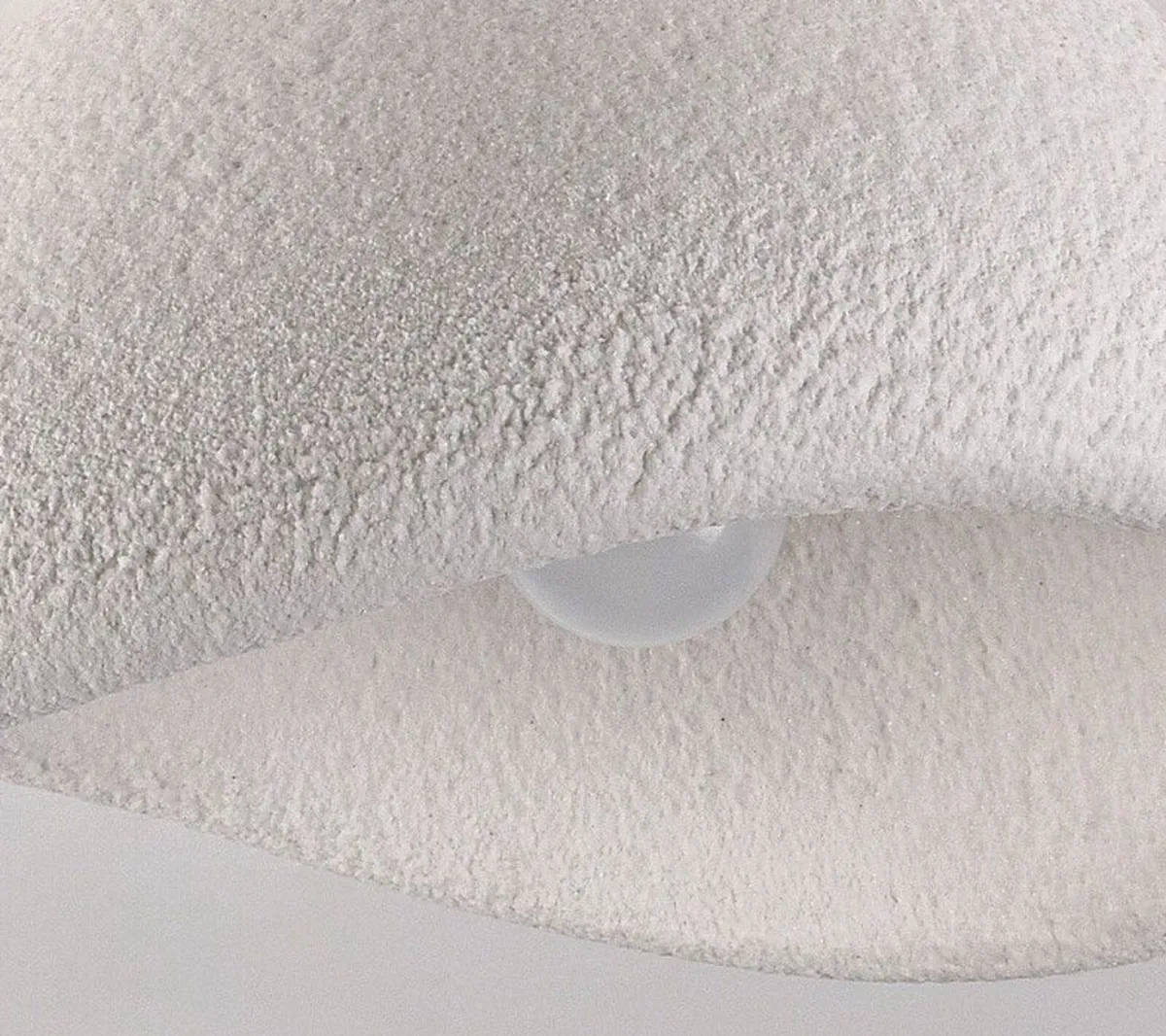 Wabi Sabi Ceiling Light White Stone Effect 38cm Mo - Image 4