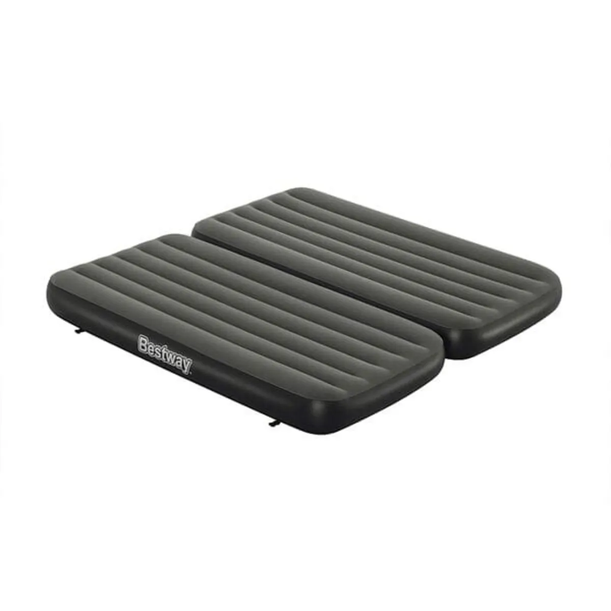 3-in-1 Inflatable Airbed Black and Grey 188x99x25 - Image 1