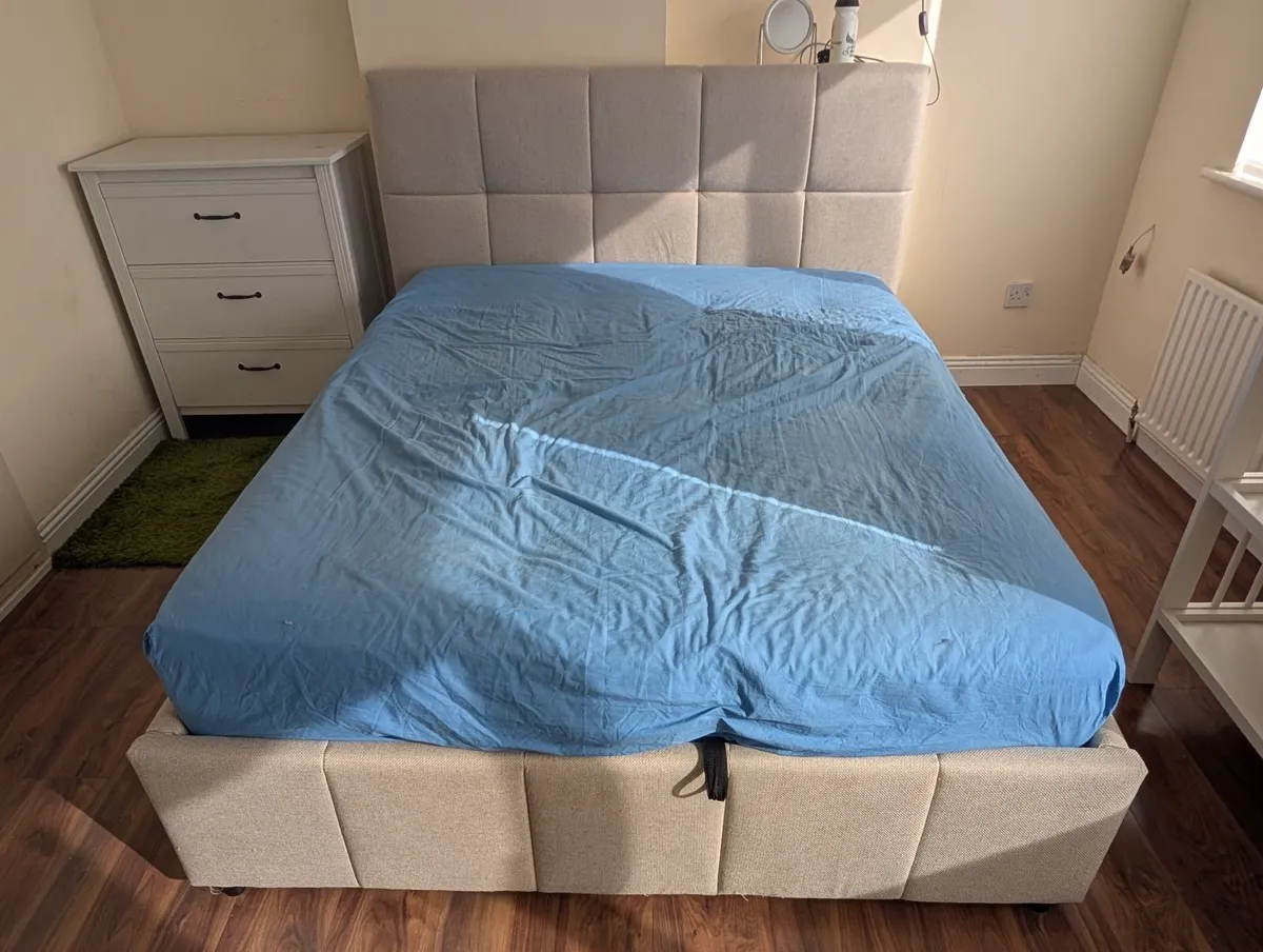 Bed frame from JYSK with mattress - Image 1