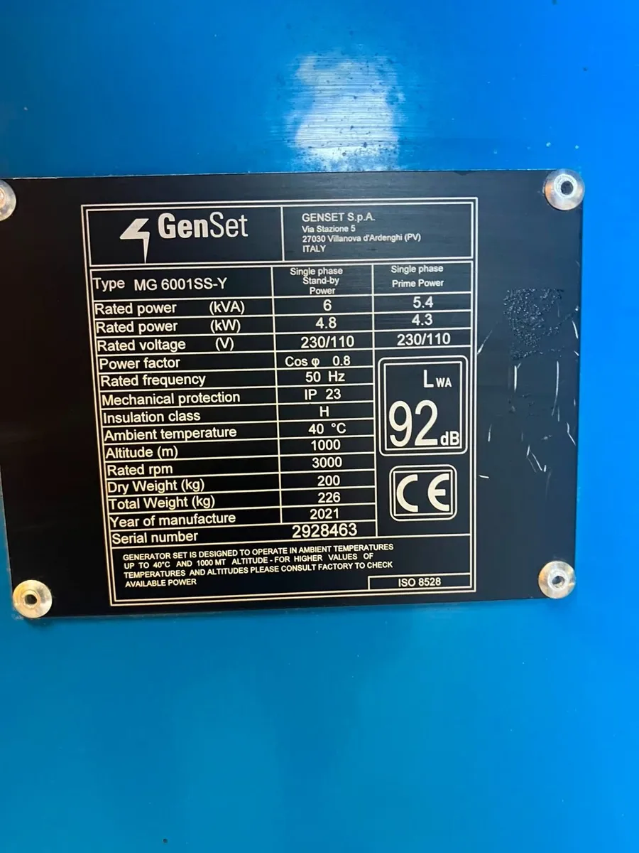 6KVA Diesel Generator - Image 3