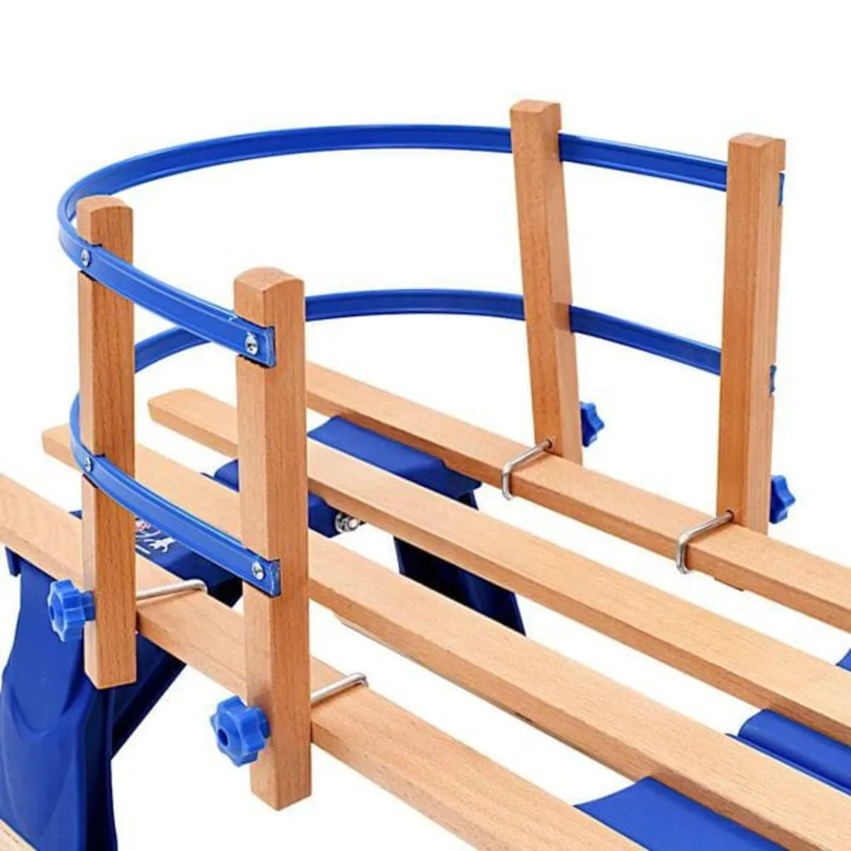Folding Snow Sledge with Backrest Wood 119 cm

Des - Image 3