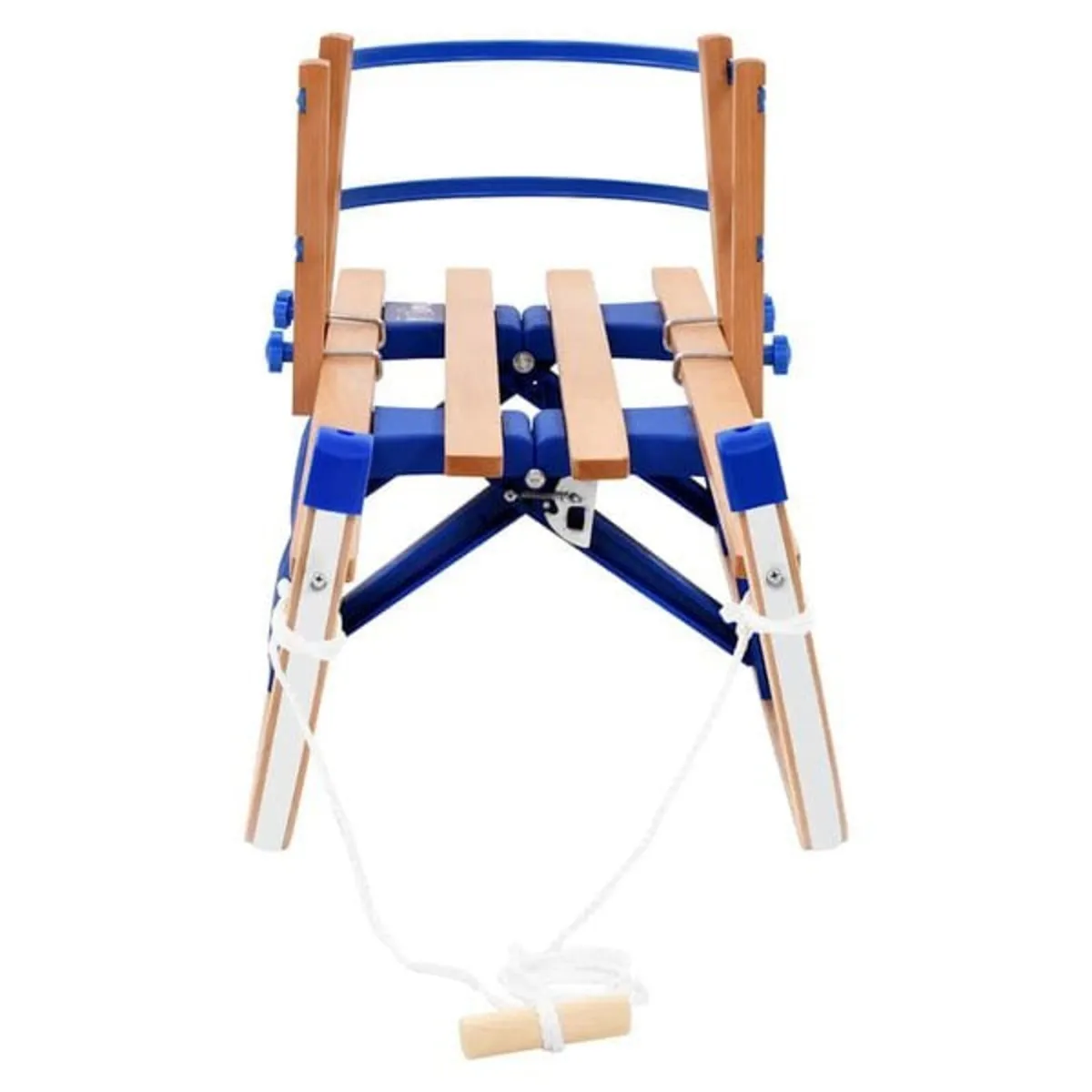 Folding Snow Sledge with Backrest Wood 119 cm

Des - Image 4