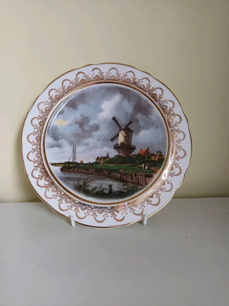 ARKLOW PLATE/ Shoreline Landscape with Mill - Image 3