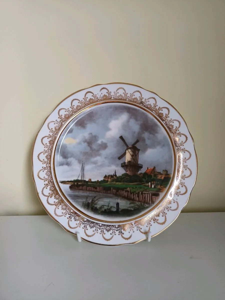 ARKLOW PLATE/ Shoreline Landscape with Mill - Image 1