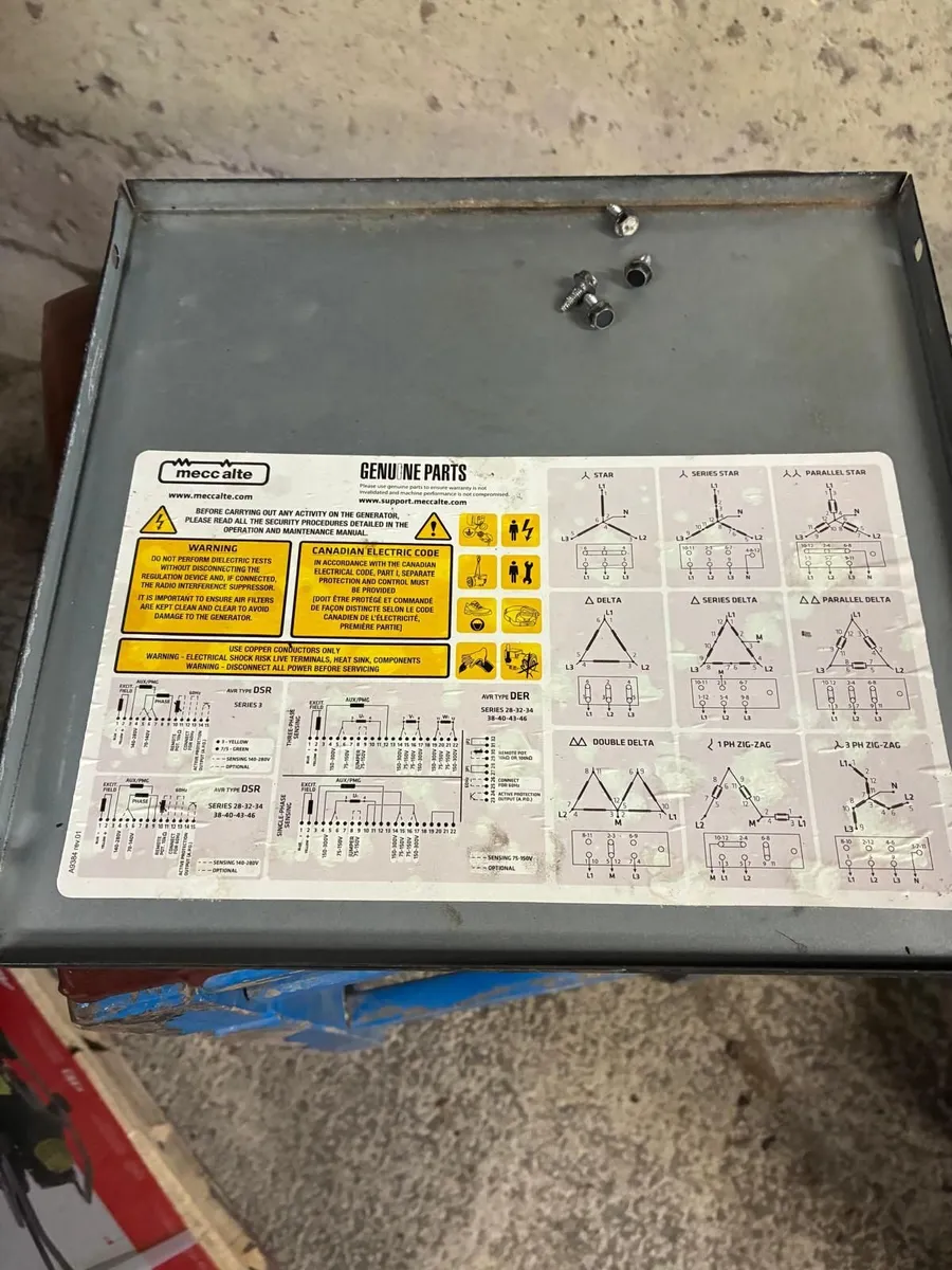 22KVA Three Phase Meccalte Rewound Alternator - Image 4