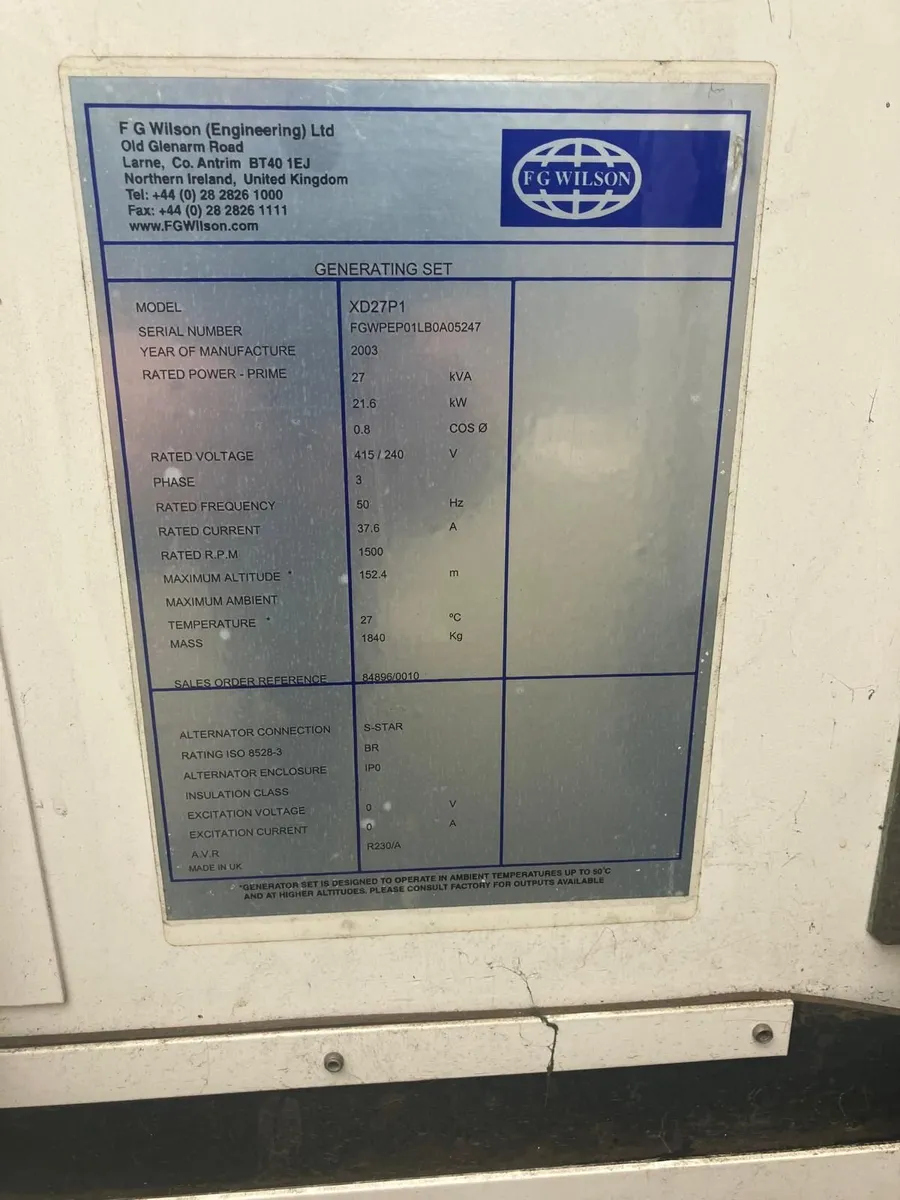 30KVA Three Phase Generator - Image 2