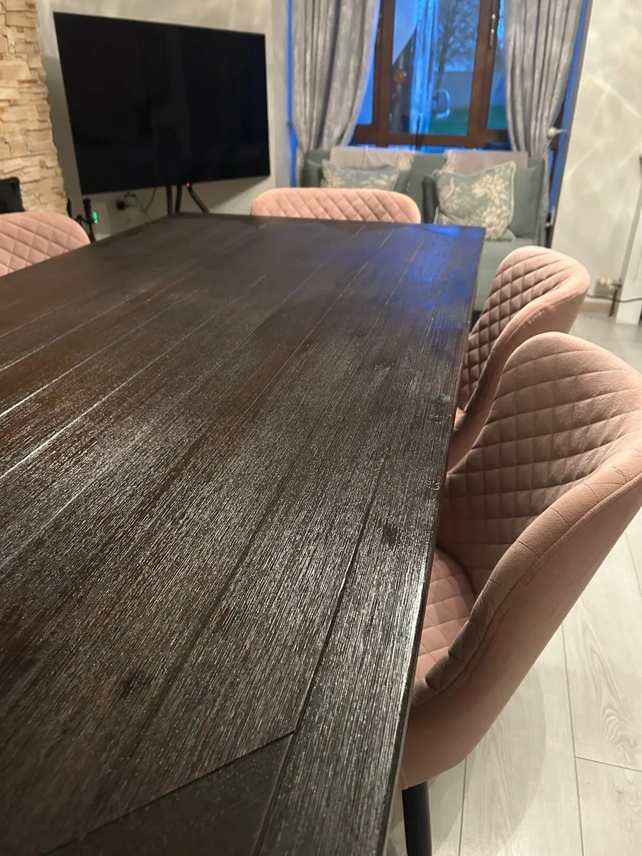 Dinning table & chairs - Image 4