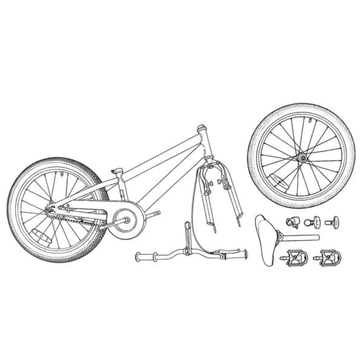 BMX Bike 16 Inches for 5-8 Years Old Orange

Descr - Image 4