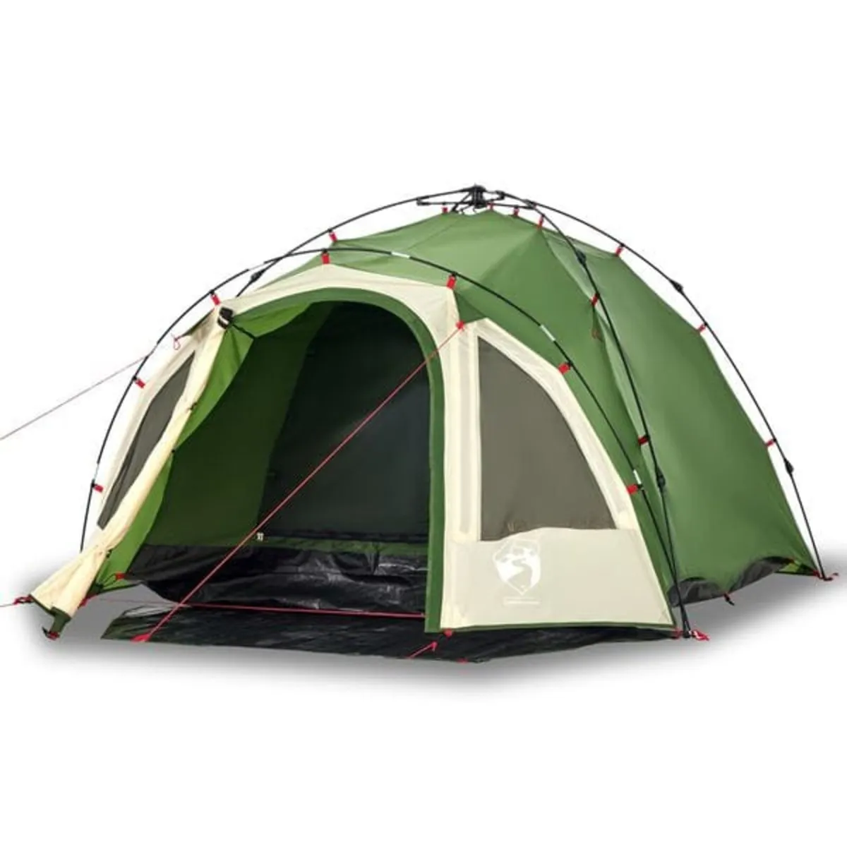 Camping Tent Dome 3-Person Green Quick Release

De - Image 1