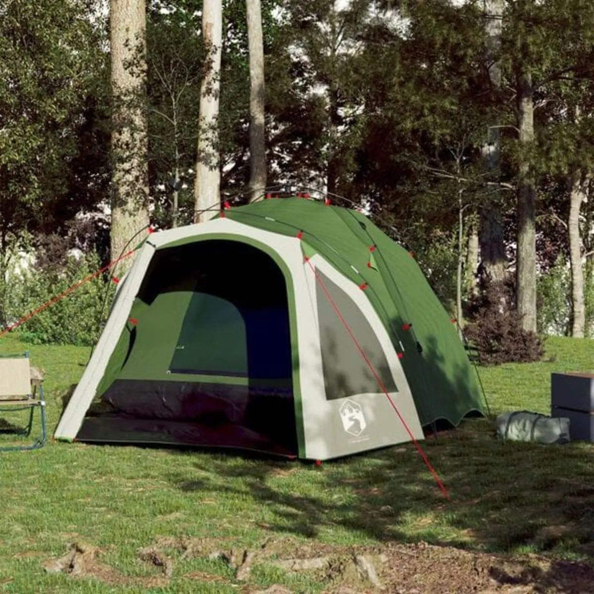 Camping Tent Dome 3-Person Green Quick Release

De - Image 2