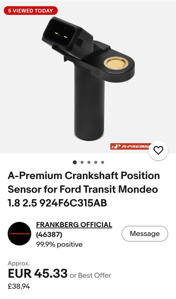 Crankshaft position sensor - Image 1