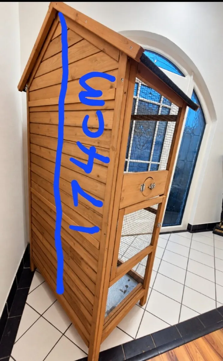 Woodland Wooden Aviary - Image 2
