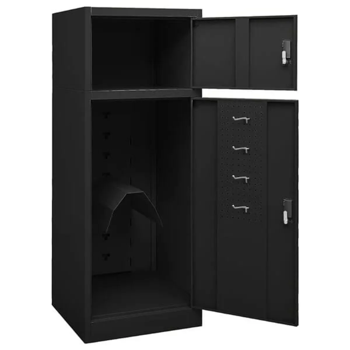 Saddle Cabinet Black 53x53x140 cm Steel

Descripti - Image 2