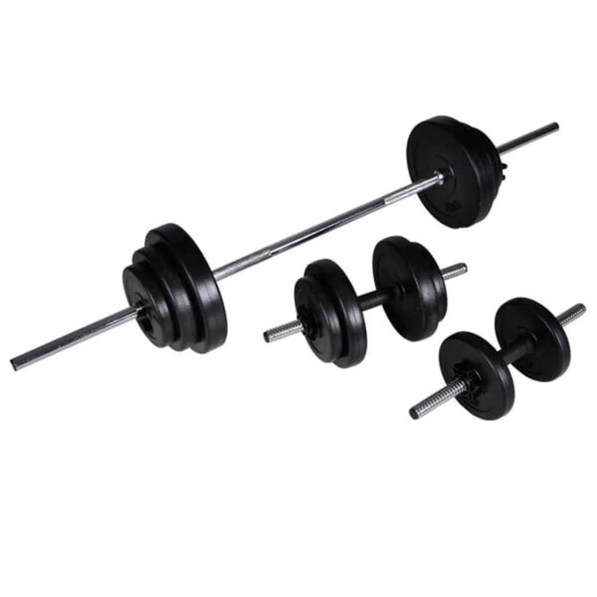 Workout Bench with Barbell and Dumbbell Set 30,5 k - Image 4
