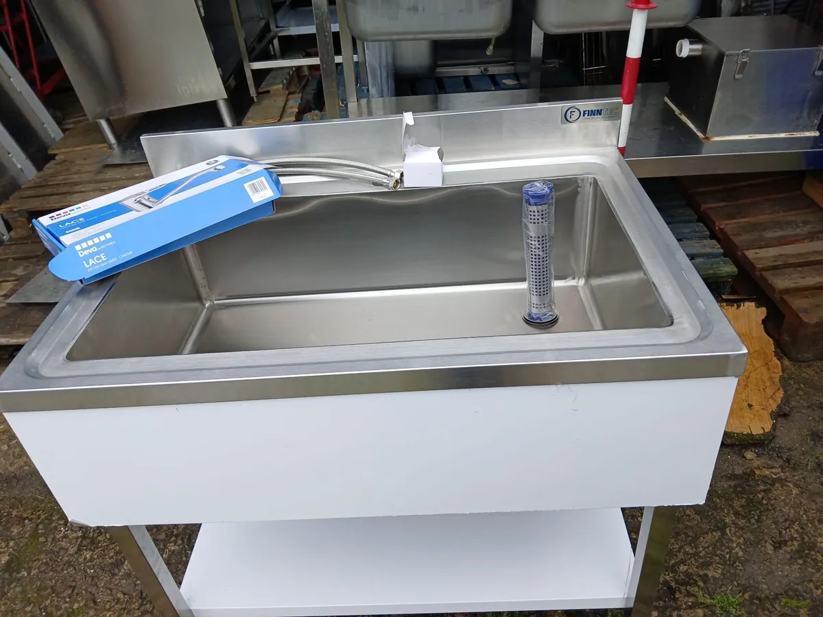 Staneless steel cabbinet sink unit complete - Image 2
