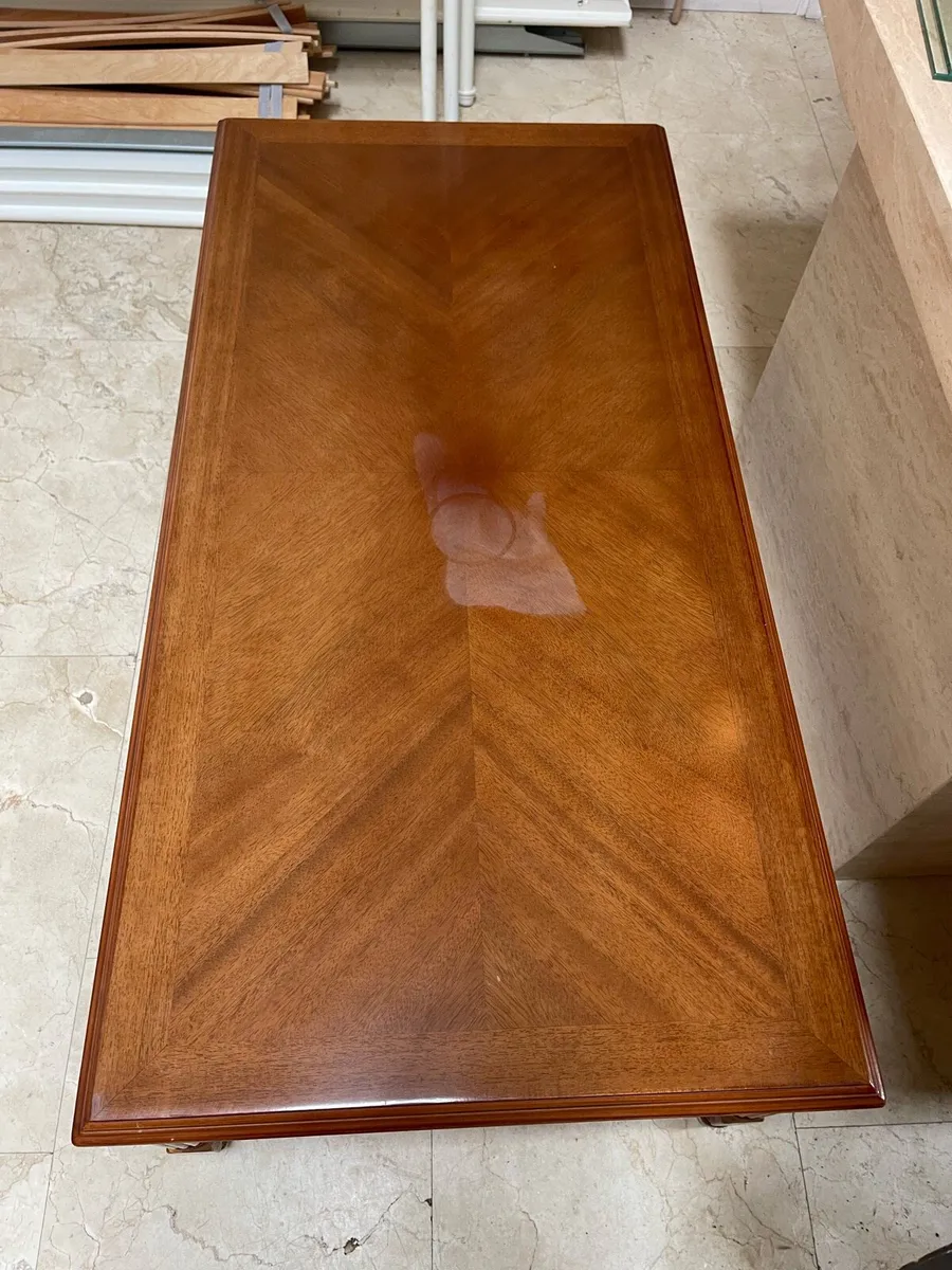 Lovely Long Wooden Coffee Table - Can Deliver - Image 3
