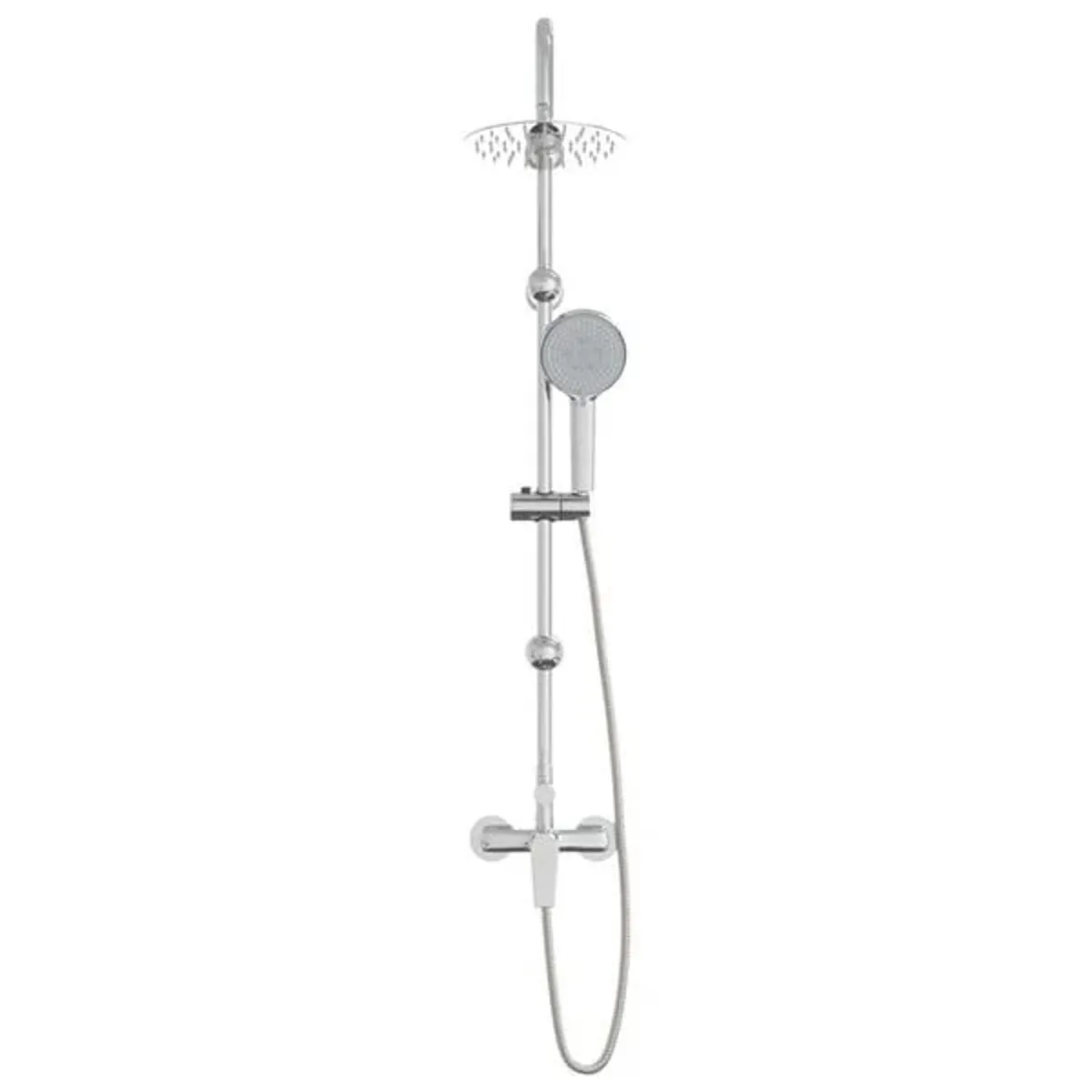 Shower System Chrome Stainless Steel 21 x 48 x 112 - Image 3