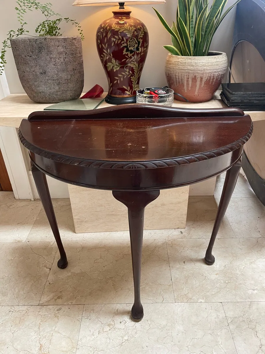 Classic Vintage Wooden Console Table - Hall Table - Image 1
